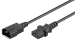 Microconnect PE040612 maitinimo laidas juodas 1,2 m C13 ki&scaron;tukas C14 lizdas