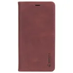 Krusell Sunne 4 Card FolioWallet dėklas iPhone XS Max, raudona, natūrali oda