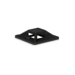 Lanview LVT-CABLEMOUNT-50B kabelio rai&scaron;tis su lipnia pagrindo plok&scaron;te 25x25 mm, polipropilenas, juoda, 50 vnt.