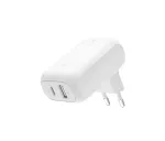 BELKIN BoostCharge 42W-30W USB-C + 12W Dvigubas sieninis įkroviklis Baltas