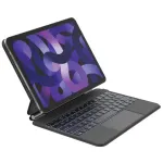 Belkin Connect Pro dėklas su klaviatūra ir jutikline plok&scaron;tele iPad Pro 11 / iPad Air 11, juodas, voki&scaron;kas klavi&scaron;ų i&scaron;dėstymas