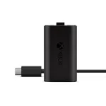 Microsoft Xbox Play & Charge Kit (SXW-00002) baterija su USB-C kabeliu, juoda