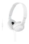 Sony MDR-ZX110AP ausinės su mikrofonu laidinės, lankstus dizainas, baltos