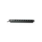 Ilgintuvas Bachmann 19'' 2 m 8x Schuko H05VV-F 3G 1,50 mm&sup2;
