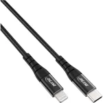 InLine USB-C / Lightning kabelis, iPad, iPhone, iPod, juodas/aliuminis, 1 m, MFi