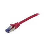 Pataisymo kabelis RJ45 CAT6A 500 MHz 1,5 m rožinis S-STP(S/FTP) komponenti&scaron;kai testuotas (GHMT sertifikuotas) AW