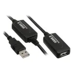 USB laidas Kindermann 5771000115 USB 2.0 15 m Juoda
