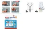 tesa Powerstrips lipnūs kabliukai iki 1,0 kg, 3 vnt. (57615-00003-00)