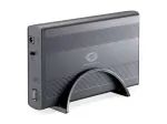 Conceptronic 3.5 inch kietojo disko dėžutė USB 3.0, HDD korpusas, 3.5 inch, Serial ATA, Serial ATA II, 4.8 Gbit/s, USB jungtis, grafitas