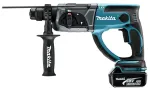 18V 3x5.0Ah akumuliatorinis sraigtinis gręžtuvas su plaktuku + komplektas DHR202RTE3 MAKITA