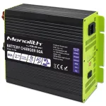 Įkroviklis QOLTEC 51918 80A 12V LiFePO4, AGM, GEL, SLA akumuliatoriams