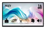 Ne&scaron;iojamas monitorius MSI PRO MP165 E6, 15,6 colio, LED, 1920x1080, juodas