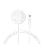 Belkin UltraCharge Qi2 25 W belaidžio įkrovimo padėklas su stovu, baltas (WIA013HQWH)