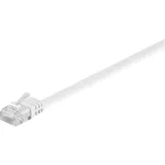 Wentronic Goobay CAT 5e Flat-Patch kabelis, U/UTP, baltas, 5 m - CCA vario mi&scaron;inys (93361)