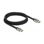 DELOCK Ultra High Speed HDMI kabelis 48 Gbps 8K 60Hz pilkas 2m sertifikuotas