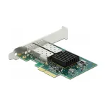 DeLOCK 90480 vidinė PCIe tinklo sąsajos plok&scaron;tė su dviem SFP prievadais, 1 Gbps