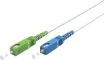 Goobay 59619 Skaidulinis optinis kabelis 2 m SC/UPC SC/APC FTTH OS2 Baltas (59619)