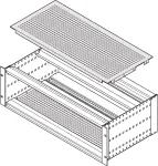 Schroff Užpildymo Plok&scaron;tė 84HP 235D 160/220D (21500037)