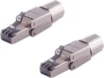 Wire Connector RJ-45 Metallic ShiverPeaks BS08-51005-2 (Pack of 2)