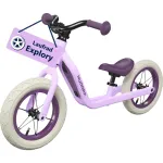 Bėgimo dviratis HUDORA Explory 12 inch levandinis &mdash; vaiki&scaron;kas balansinis dviratis, 12 colių ratai, be pedalų