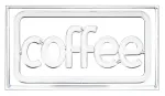 Neon LED ženklas ActiveJet AJE-NEON COFFEE, daugiaspalvis, USB 5V, montuojamas ant pavir&scaron;iaus, AS plastikinis rėmas
