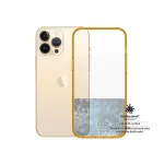 PanzerGlass ClearCaseColor apsauginis dėklas iPhone 13 Pro Max 6,7 colio &mdash; PET ir grūdintas stiklas, oranžinis