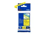 Lipnių etikečių juosta Brother TZe-631 (TZe) 12 mm x 8 m, juoda ant geltonos