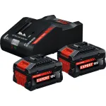 Bosch Expert Starter Set 18V, 2x ProCORE18V 8.0Ah akumuliatoriai + GAL 18V-160 C įkroviklis, juoda, AMPShare Alliance
