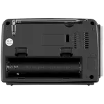 Ne&scaron;iojamas garsiakalbis SVEN SRP-150, pilka (3W, Bluetooth, FM/AM/SW, USB, microSD, žibintuvėlis, baterija)