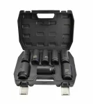 AWTOOLS Impact Socket Set 3/4 inch 8-Piece Deep Long 24-38mm Black Line