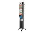 PAPERFLOW EPI Brochure Display Stand sidabrinis DIN A4 16 ki&scaron;enių