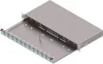 ZVK EasyLan Fiber Optic Patch Panel Basic LSB0B223 Grade C 1U 12 Ports 12x LC-Duplex OM3 - Fiber Optic (LSB0B223)