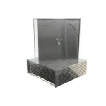 MEDIARANGE BOX21-M juvelyrinis dėklas - 1 diskas - juodas - permatomas - plastikas - 120 mm - 140 mm