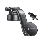 Forcell F-Grip MagLuxe magnetinis telefono laikiklis automobiliui &ndash; prie priekinio stiklo, prietaisų skydelio, ventiliacijos angos &ndash; juodas