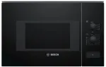 Įmontuojama solo mikrobangų krosnelė Bosch Serie 4 BFL520MB0 &mdash; 800 W, 20 L, sukamoji rankenėlė, juoda