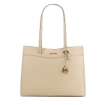 Michael Kors Jet Set Travel Tote Bag 35F4GTVT9LLTC - Saffiano Leather, Large, Gold-Tone Hardware