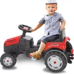 Jamara Strong Bull raudonas traktorius su pedalais, 3+