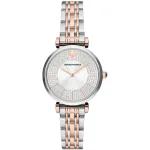 ARMANI Women's AR11537 Watch 32mm Stainless Steel Silver Dial