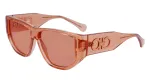 Ferragamo SF1077S-838 Unisex Akiniai Pilot Shiny Rose Gold Brown Gradient 56/13/140 mm