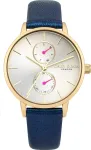 Daisy Dixon Women's Watch DD086UG 36mm Quartz Analogue Silver Dial Grey Leather Strap
