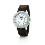 Folli Follie Donatella Moteri&scaron;kas Kvarco Laikrodis WF5T003ZTW 30mm Rožinio Aukso Nerūdijantis Plienas Balta Oda