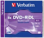 Verbatim Matricas DVD+R DL 8.5GB Double Layer 8x AZO 5 Pack Jewel Case