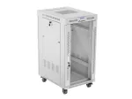 Stovo spinta LANBERG FF01-6822-12SL 22U laisvai pastatomas stovas, 1233&times;600&times;800 mm, IP20, 1200 kg