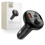 TECH-PROTECT CC06 3-Port Car Charger PD 72W + FM Transmitter Bluetooth Black