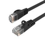 ORICO PUG-C7B CAT7 Ethernet kabelis 10Gbps RJ45 Flat LAN interneto kabelis 15m &ndash; juodas