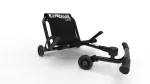 EzyRoller Classic Foot-Powered Go Kart vaikams nuo 3 iki 12 metų, juoda