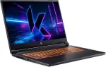 Acer Nitro V 17 AI žaidimų ne&scaron;iojamasis kompiuteris - AMD Ryzen 5 240, 17,3 colio FHD 144Hz, 16GB DDR5, 512GB SSD, GeForce RTX 5050, be OS, Obsidian Black