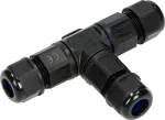 ORNO OR-AE-13602 T formos kabelio jungtis IP68, 3x4mm&sup2;, 450V/25A, juoda