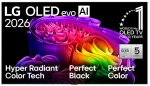 LG OLED83G61LW 83 colių OLED evo 4K I&scaron;manusis televizorius (webOS 23, &alpha;9 AI procesorius Gen6, Dolby Vision/Atmos, 120Hz, G6 galerijos dizainas)