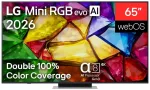 LG 65MRGB87B3B 65 colių (164 cm) 4K QNED Mini RGB evo Smart TV